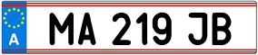 Truck License Plate